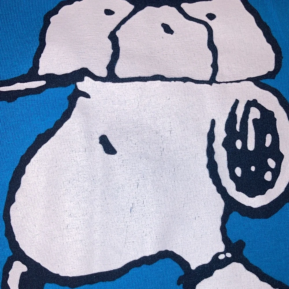 Charlie Brown baseball peanuts snoopy Woodstock short sleeve tee size 4